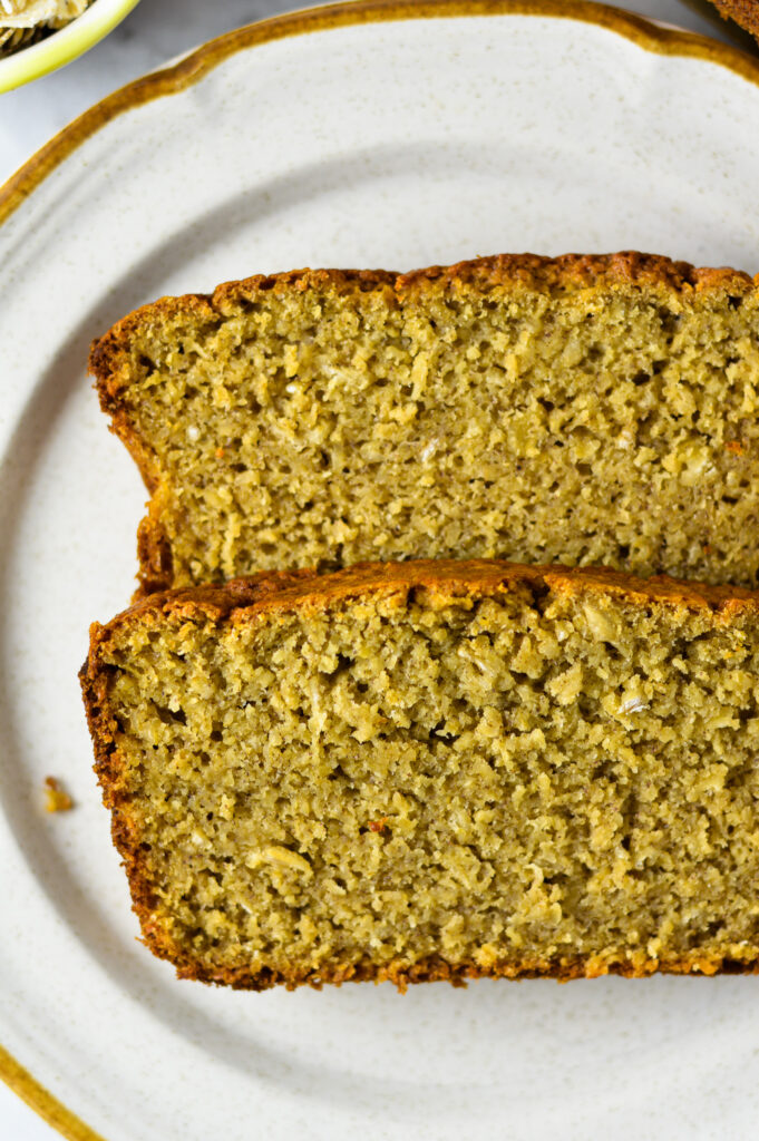 Gluten Free Oatmeal Banana Bread