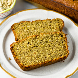 Gluten Free Oatmeal Banana Bread