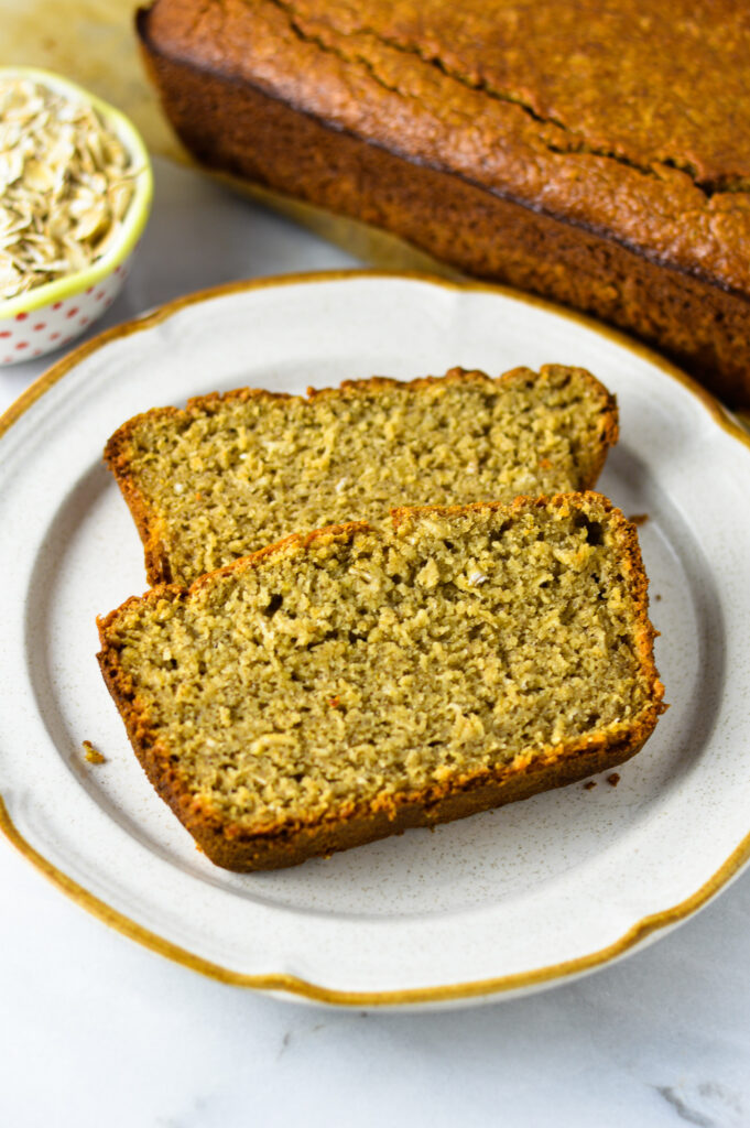 Gluten Free Oatmeal Banana Bread