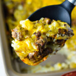 Ground Beef and Shredded Hashbrown Casserole