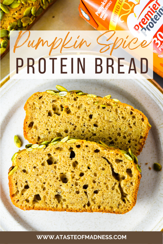 Pumpkin Spice Protein Bread