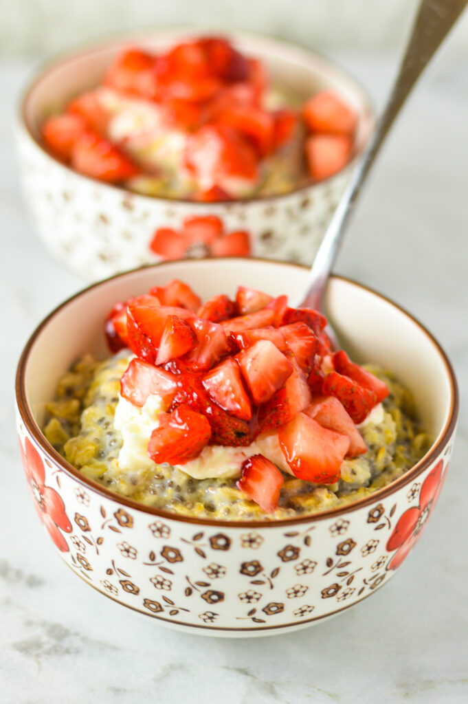 Strawberry Cheesecake Oatmeal