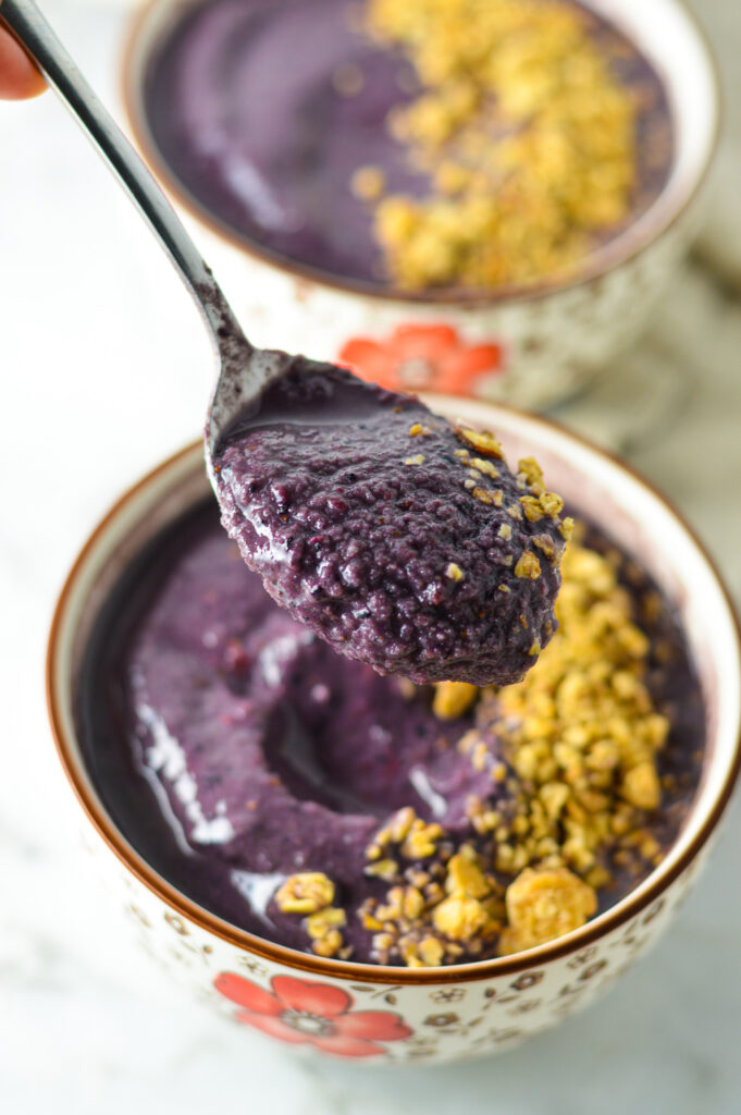 Tropical Acai Protein Smoothie Bowl