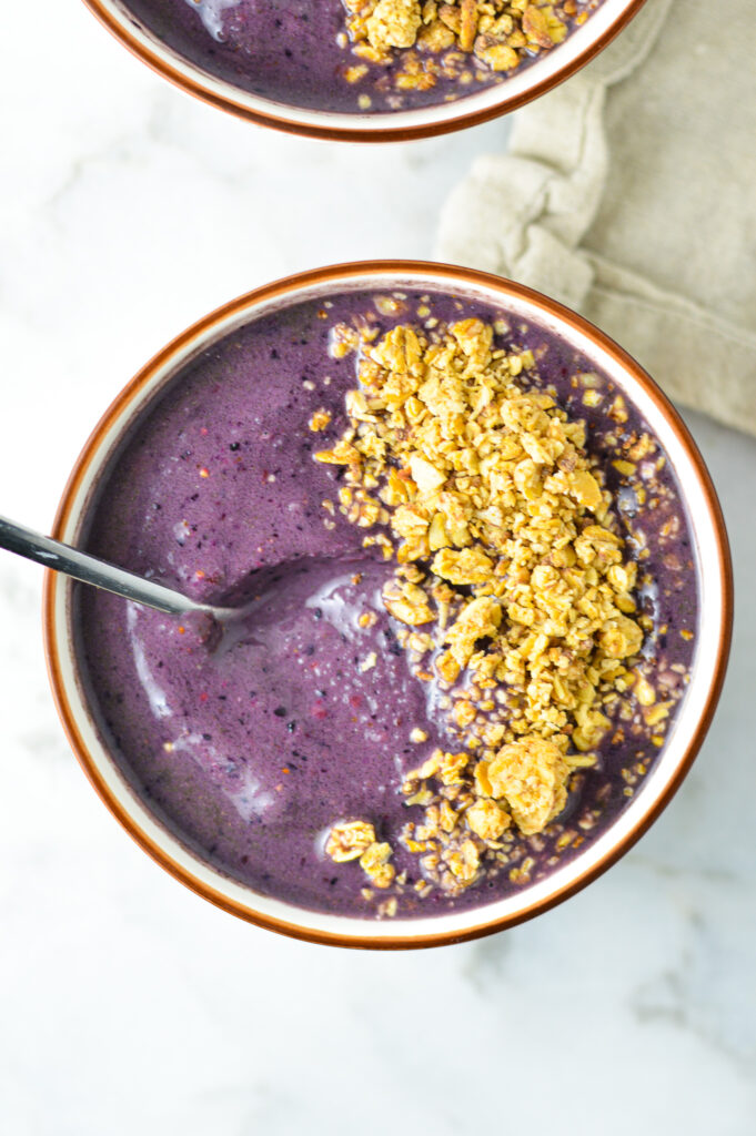 Tropical Acai Protein Smoothie Bowl