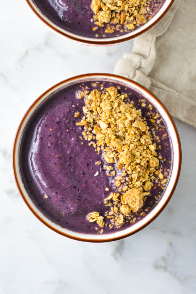 Tropical Acai Protein Smoothie Bowl