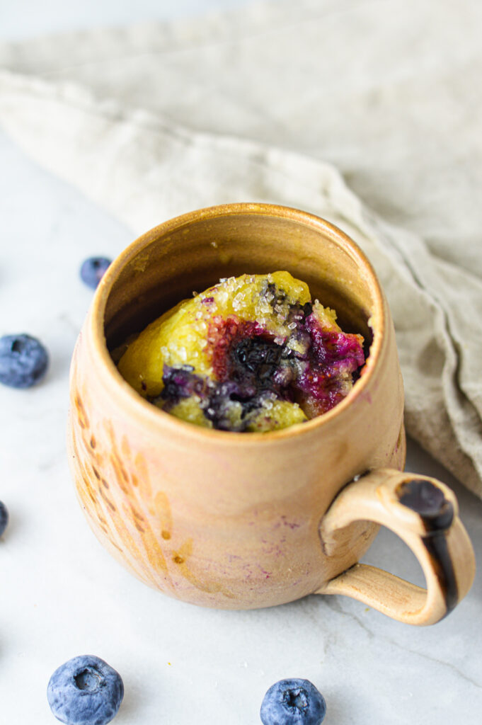 Blueberry Muffin Mug Cake