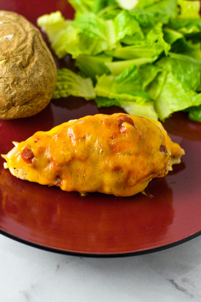 Cheesy Salsa Chicken