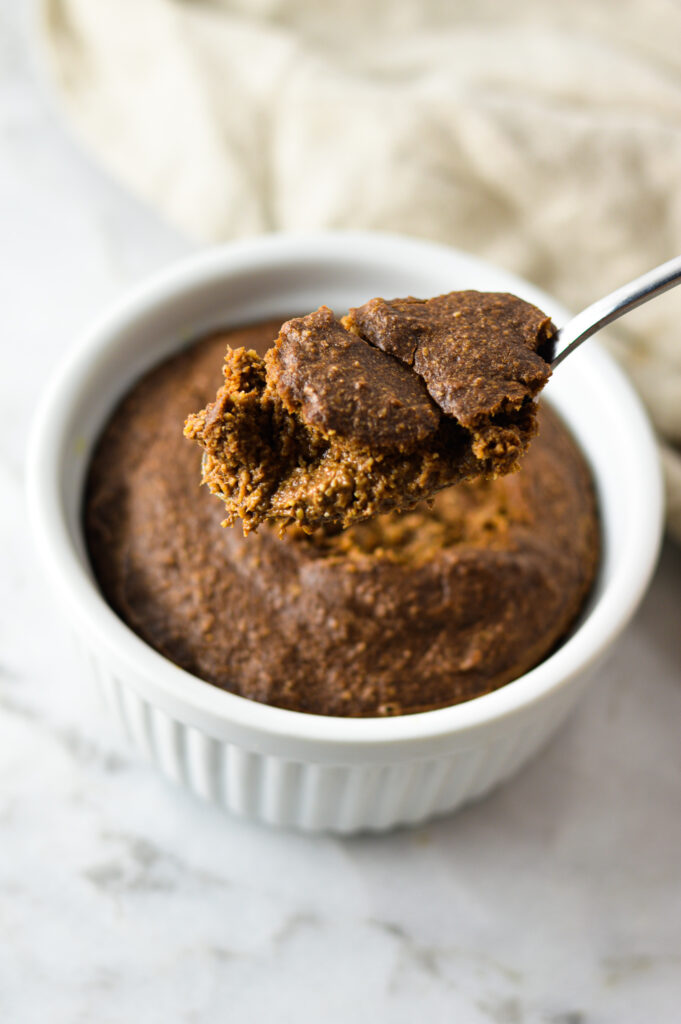 Chocolate Almond Butter Blended Baked Oats