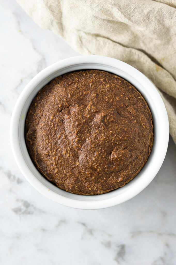 Chocolate Almond Butter Blended Baked Oats