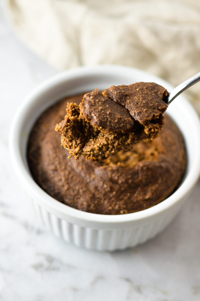 Chocolate Almond Butter Blended Baked Oats