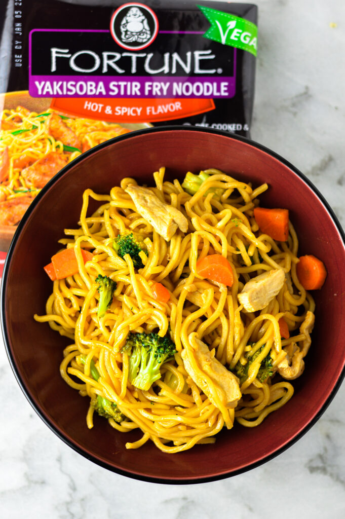 Easy Hot and Spicy Noodle Stir Fry