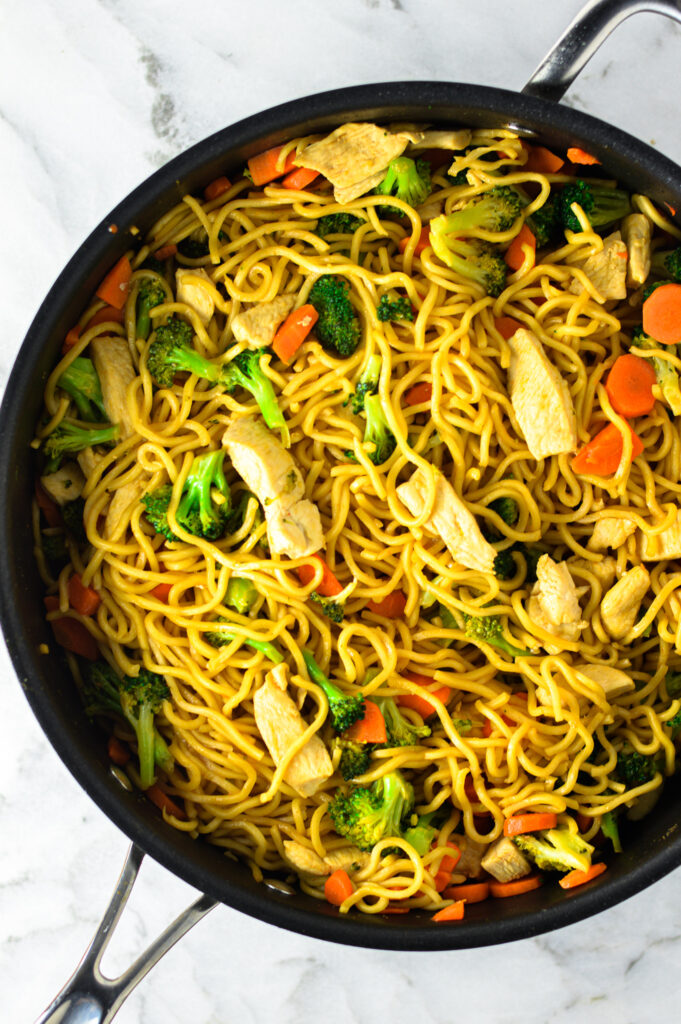 Easy Hot and Spicy Noodle Stir Fry