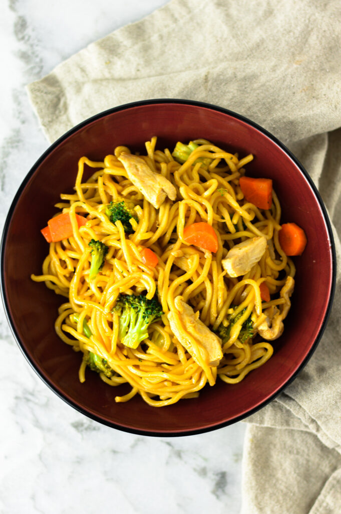 Easy Hot and Spicy Noodle Stir Fry