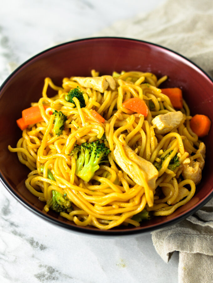 Easy Hot and Spicy Noodle Stir Fry