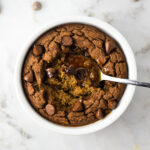 Salted Caramel Chocolate Blended Baked Oats