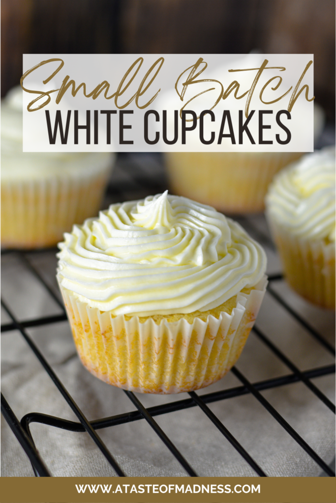 Small Batch White Cupcakes