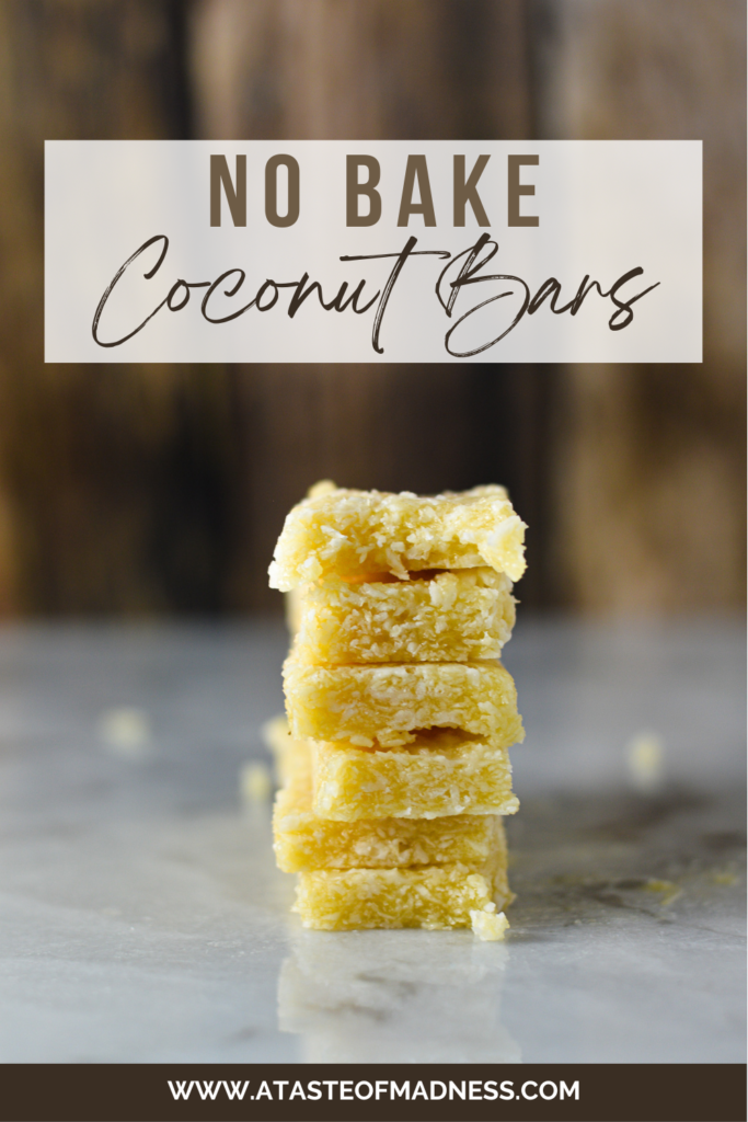 No Bake Coconut Bars