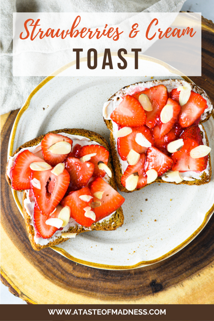 Strawberries and Cream Toast