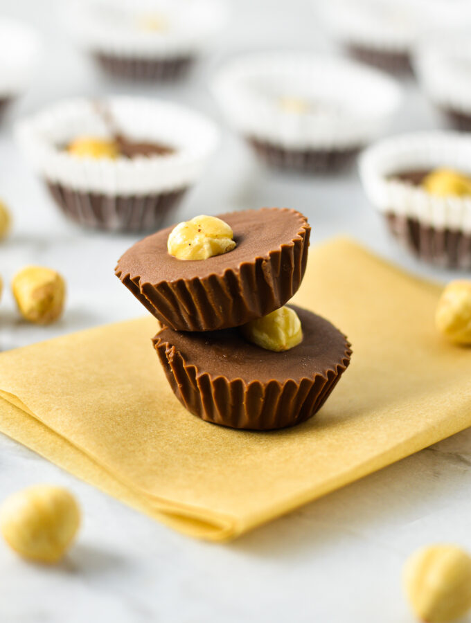 Hazelnut Nutella Cups