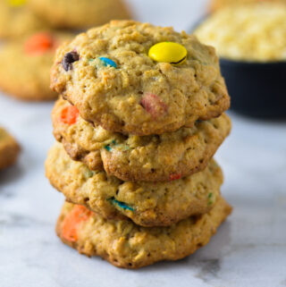 M&M Rice Krispie Cookies