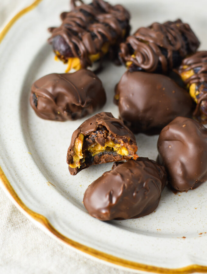 Peanut Butter Chocolate Dates