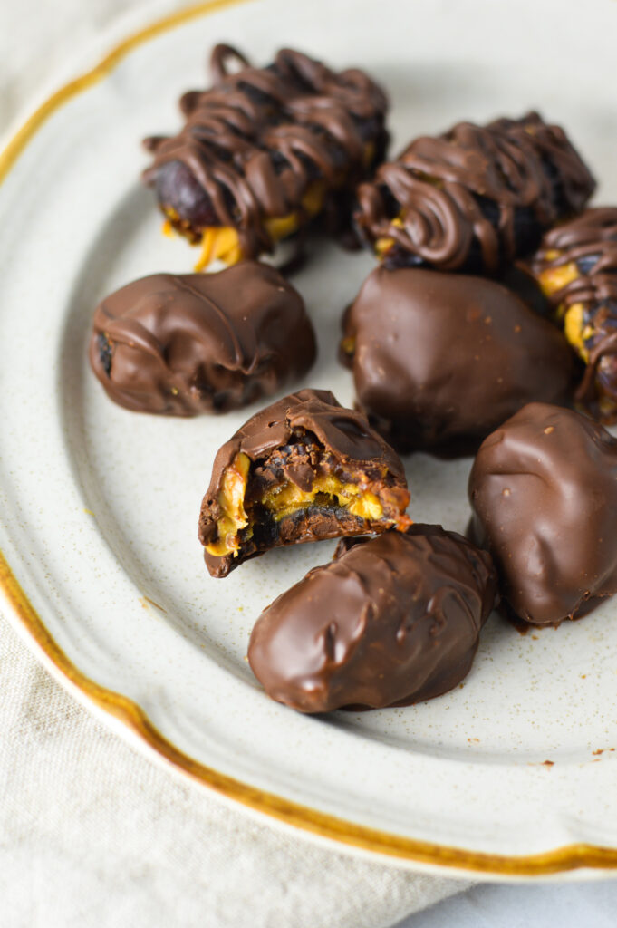 Peanut Butter Chocolate Dates