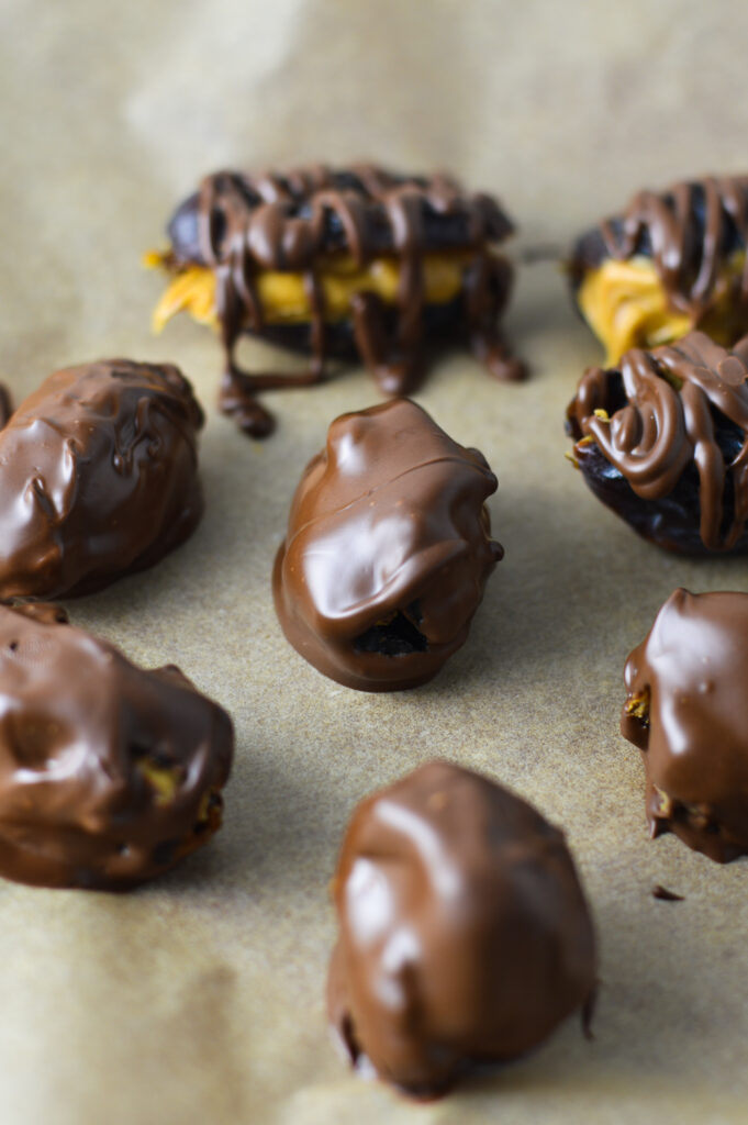 Peanut Butter Chocolate Dates