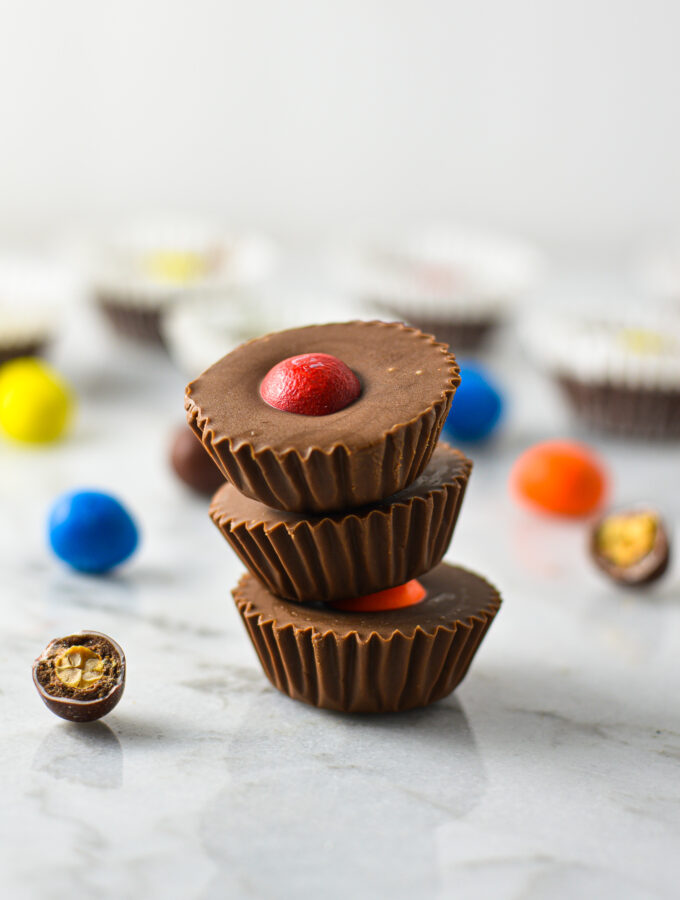 Peanut M&M Nutella Cups