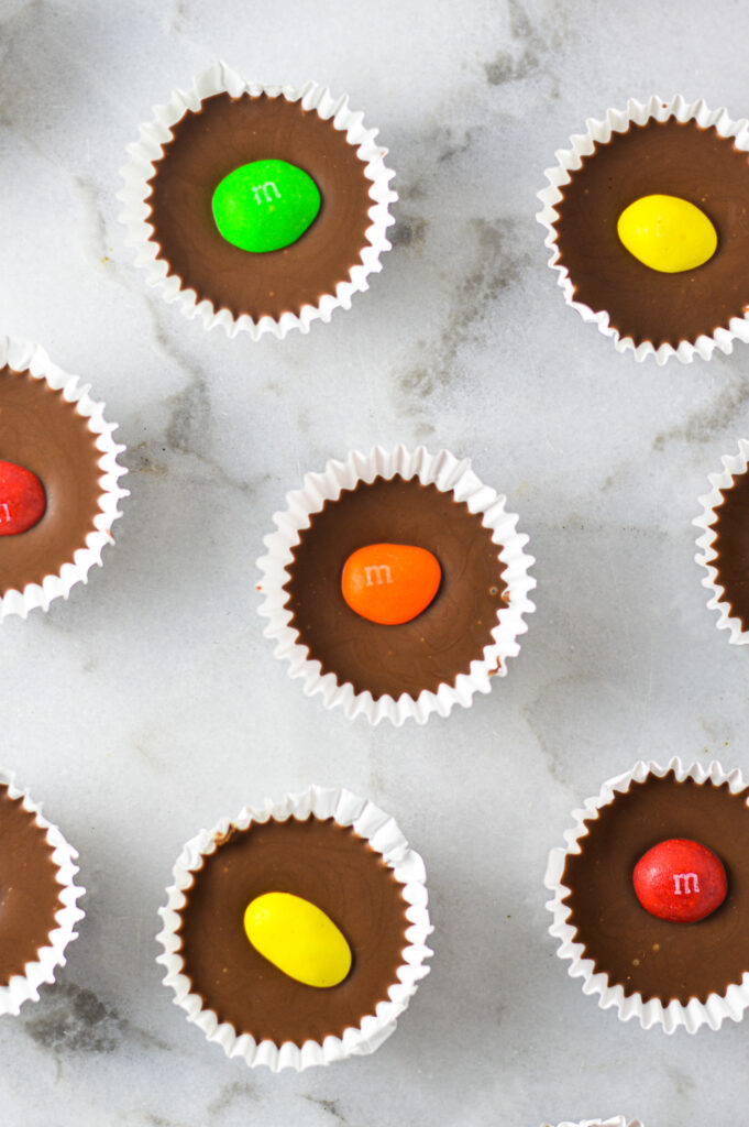 Peanut M&M Nutella Cups