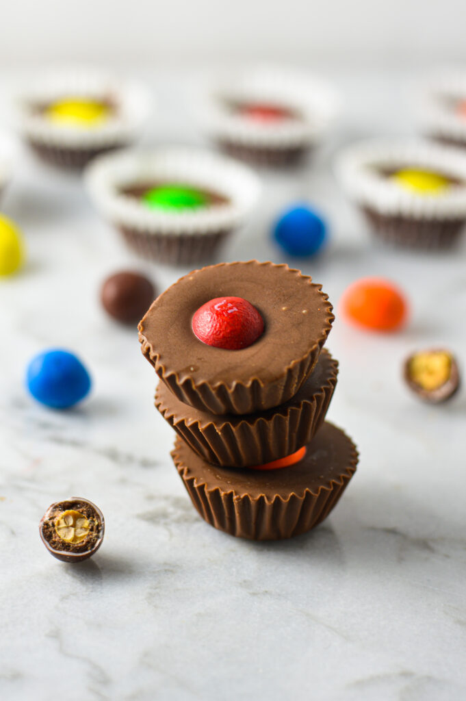 Peanut M&M Nutella Cups