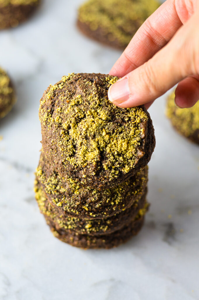 Chocolate Cake Banana Graham Cookies