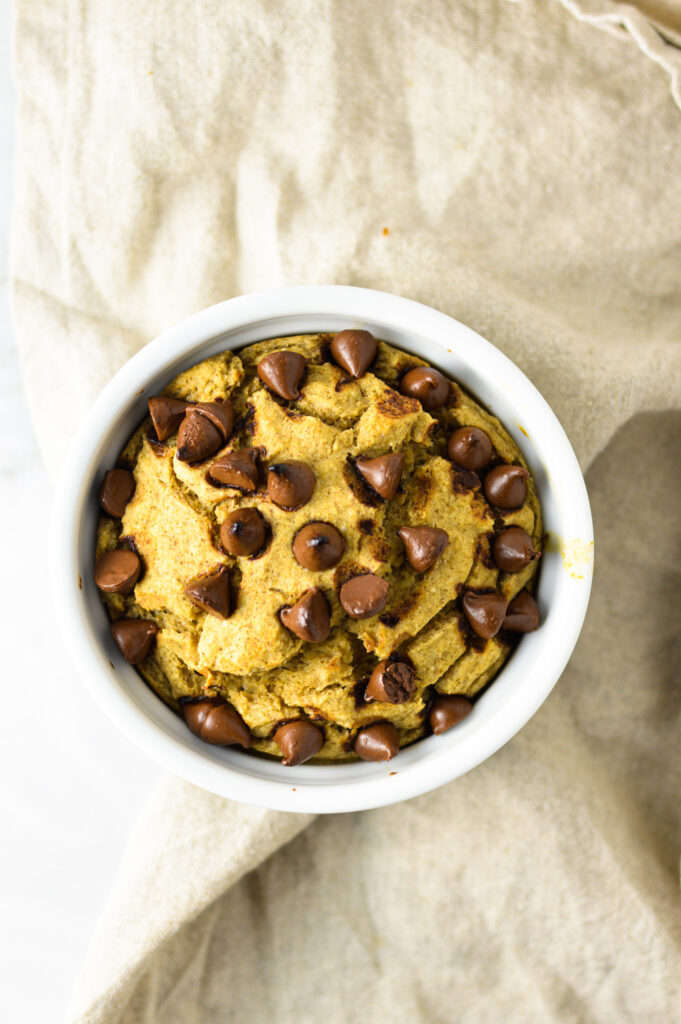 Chocolate Chip Blended Baked Oats