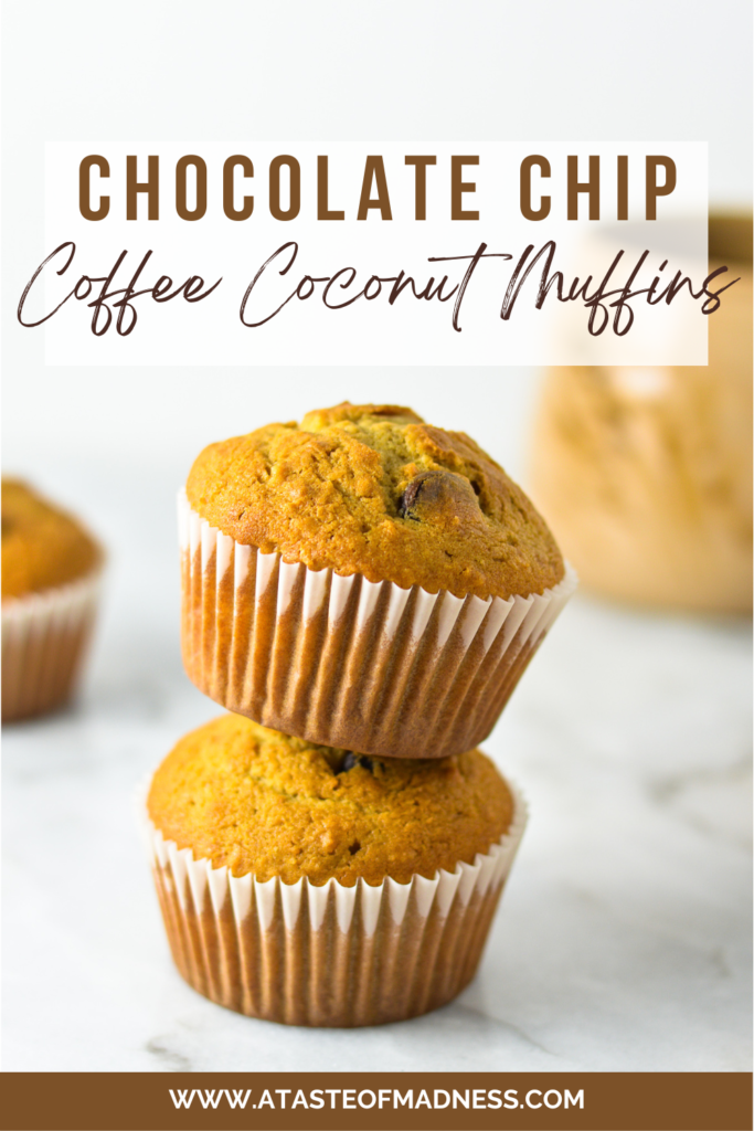 Chocolate Chip Coffee Coconut Muffins