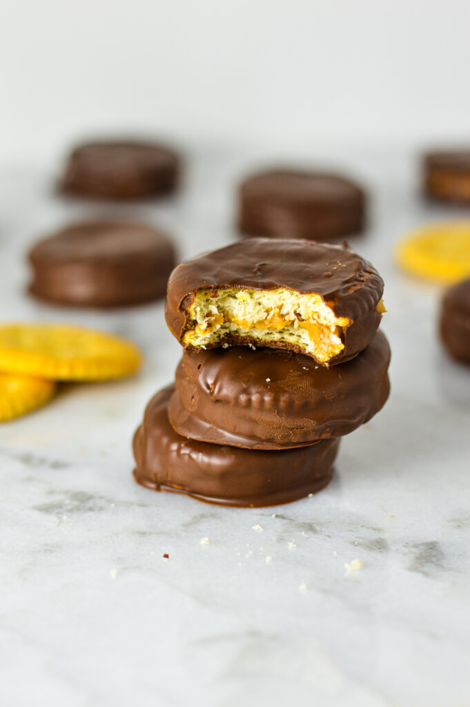 Chocolate Covered Peanut Butter Ritz