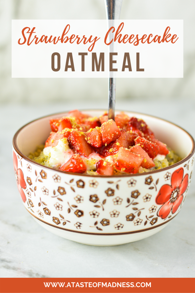 Strawberry Cheesecake Oatmeal