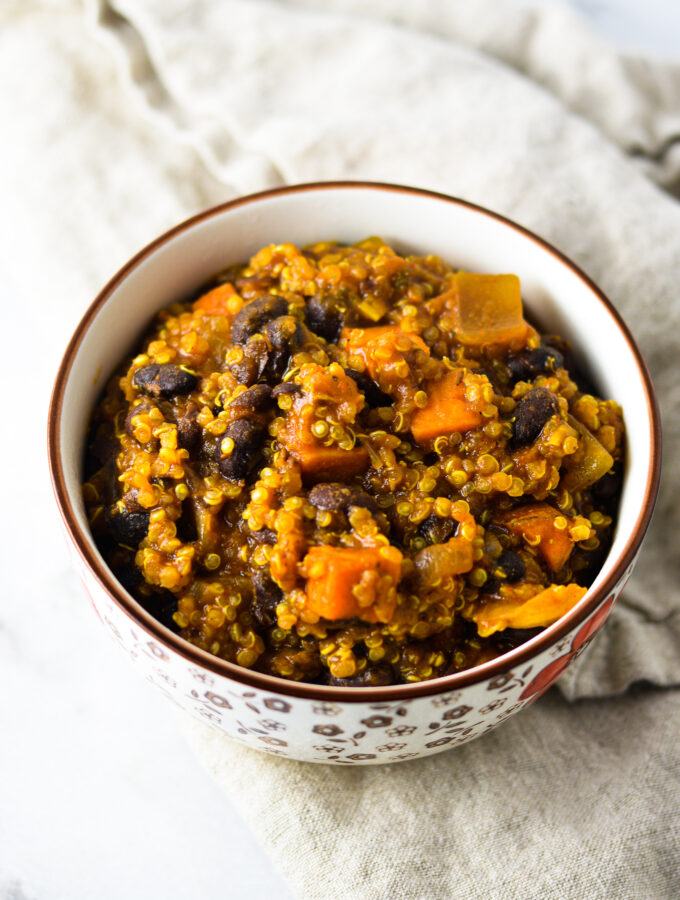 Vegan Quinoa and Sweet Potato Chili