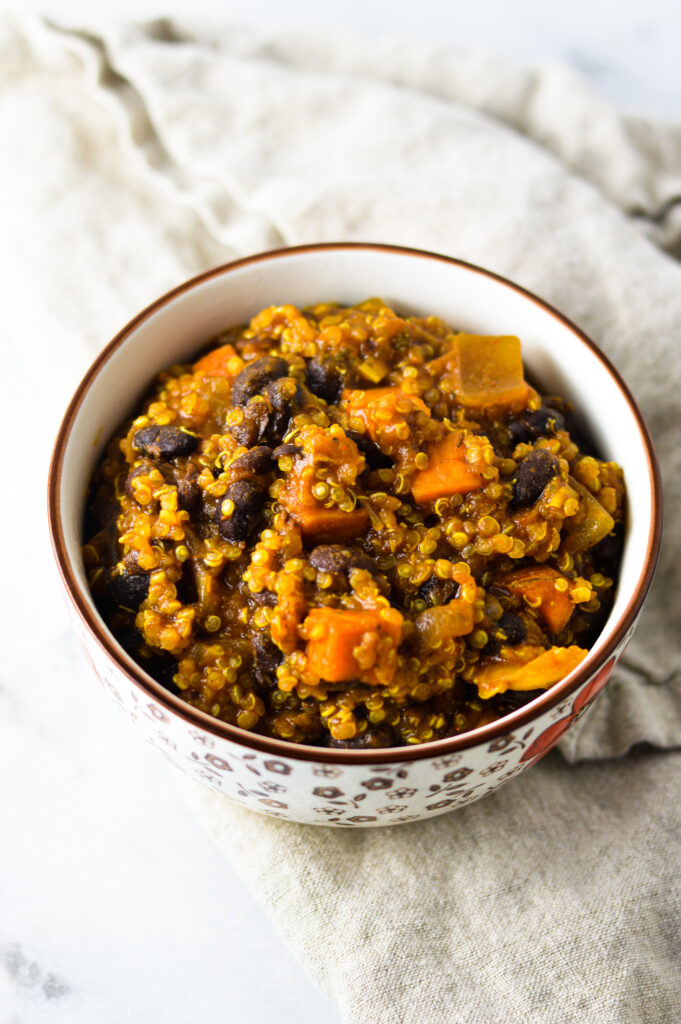 Vegan Quinoa and Sweet Potato Chili