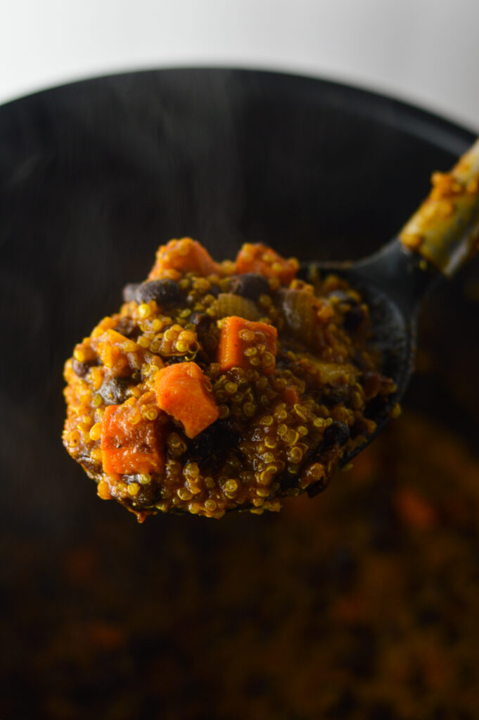 Vegan Quinoa and Sweet Potato Chili