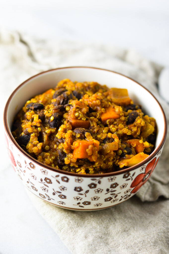 Vegan Quinoa and Sweet Potato Chili