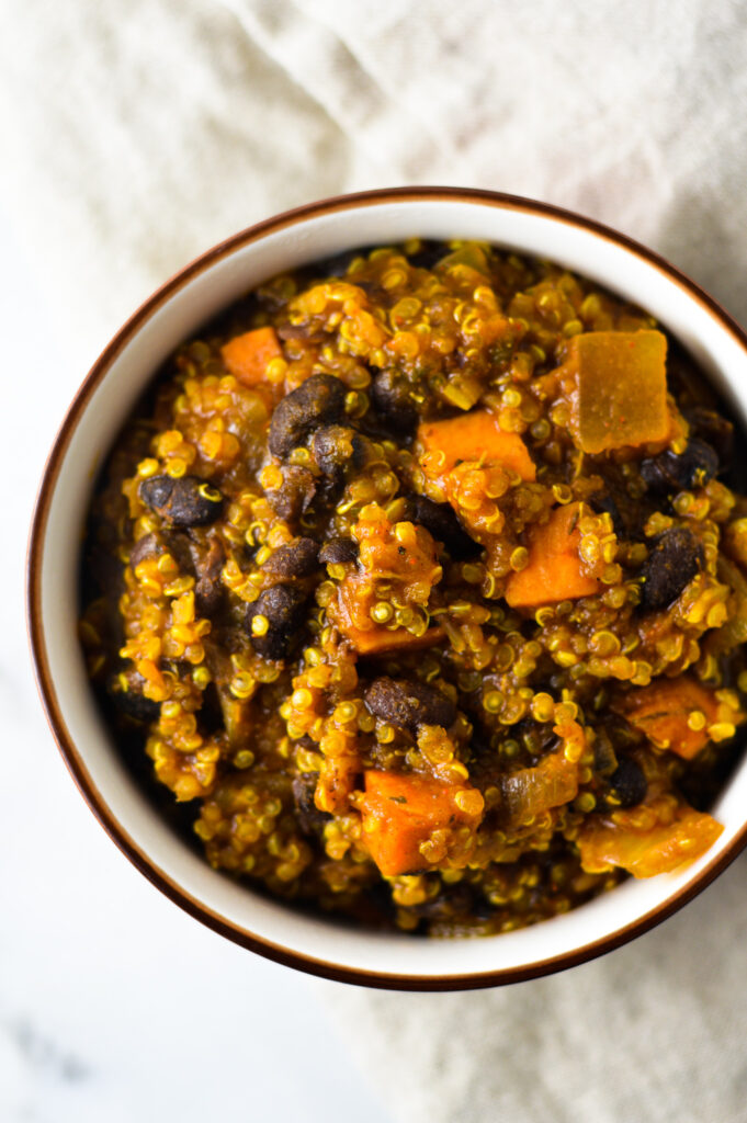 Vegan Quinoa and Sweet Potato Chili