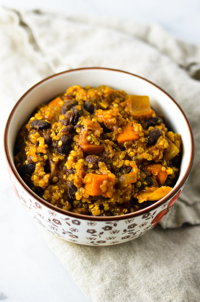 Vegan Quinoa and Sweet Potato Chili