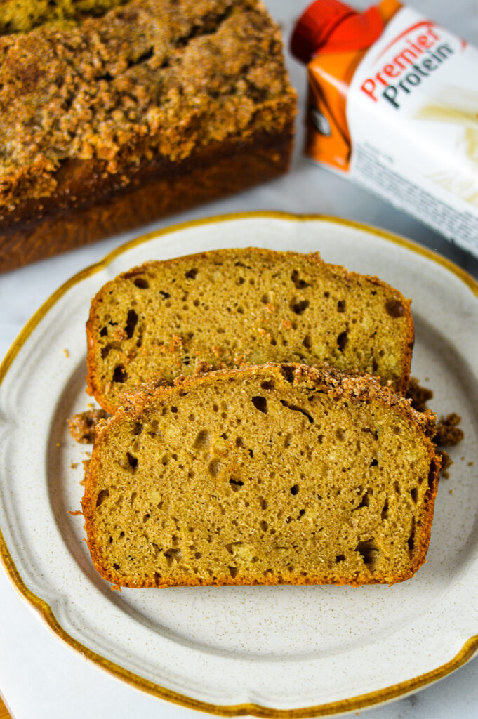 Caramel Protein Coffee Cake Loaf