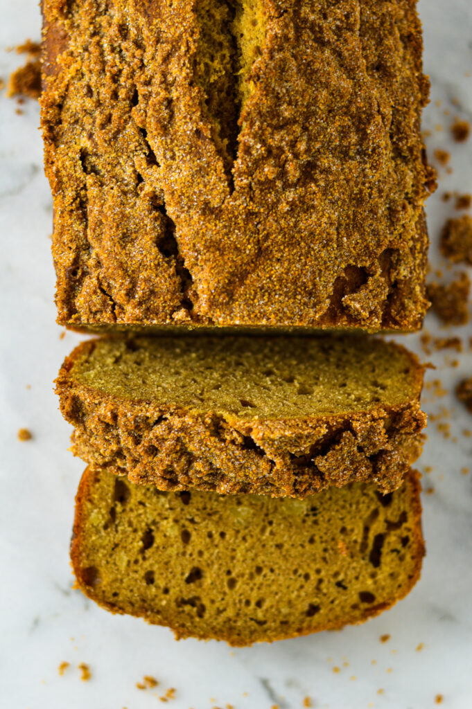 Caramel Protein Coffee Cake Loaf