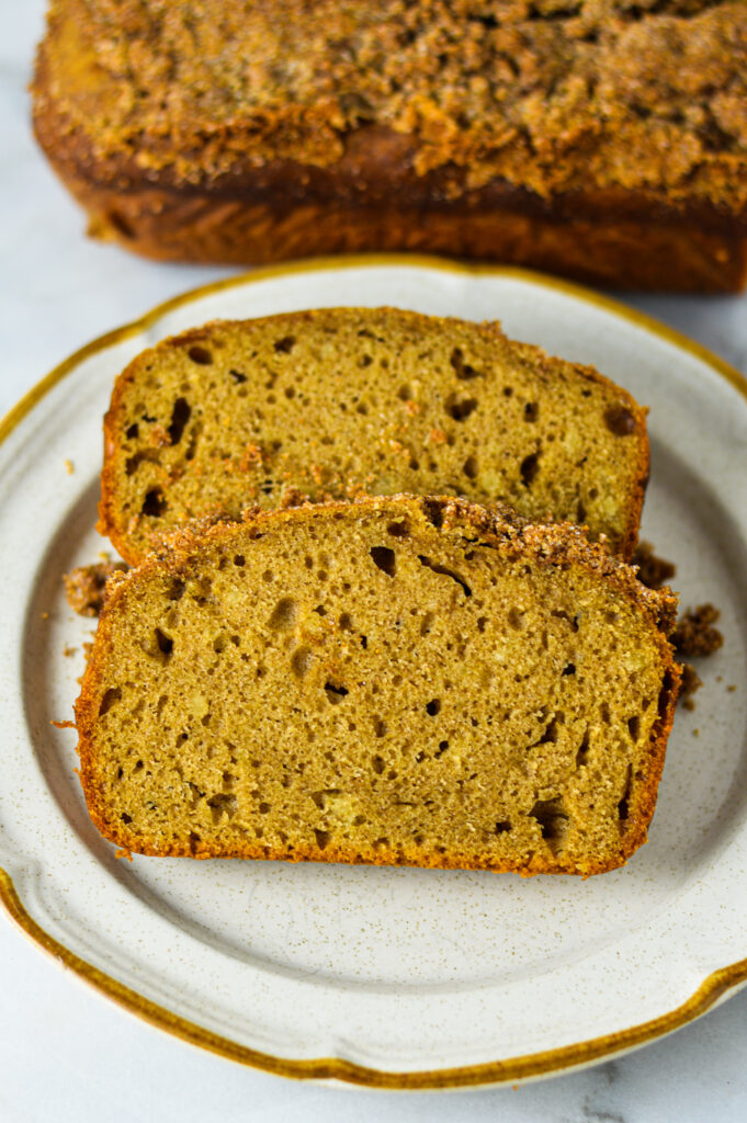 Caramel Protein Coffee Cake Loaf