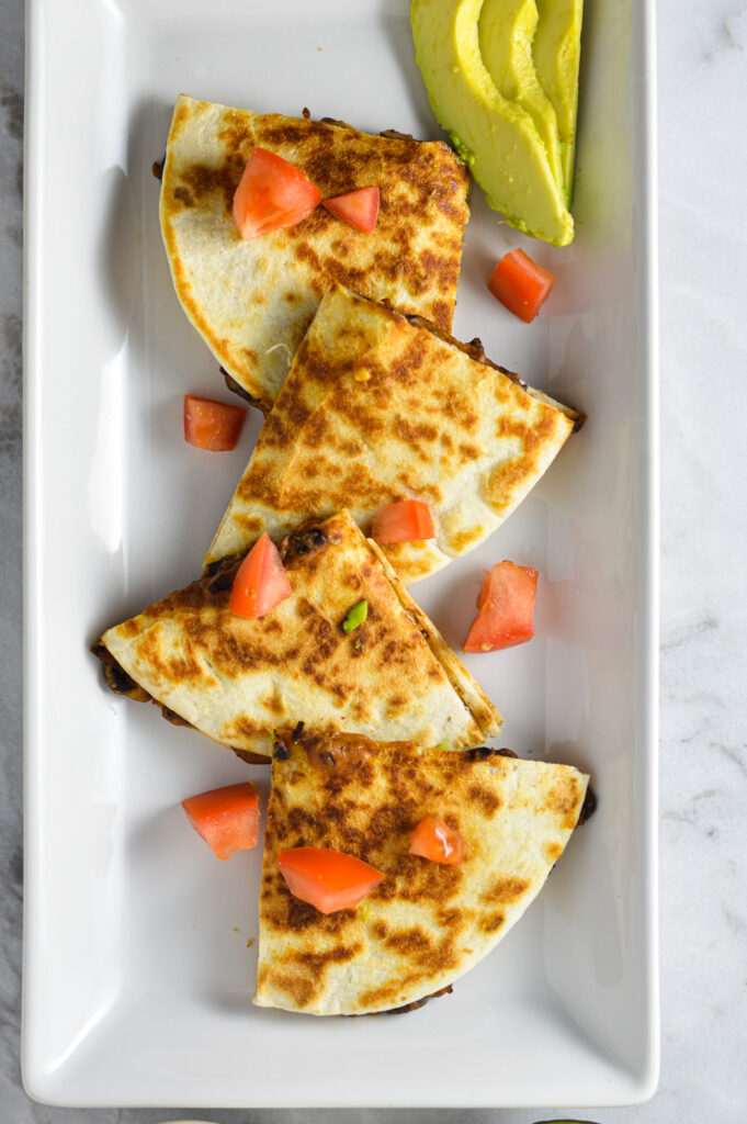 Bean and Cheese Quesadillas