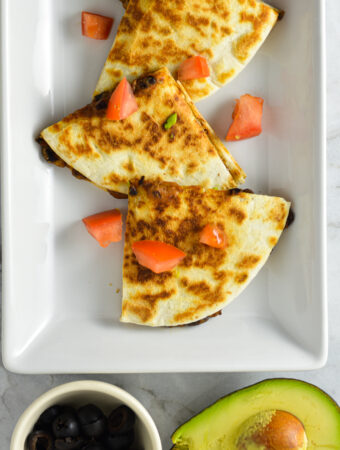 Bean and Cheese Quesadillas