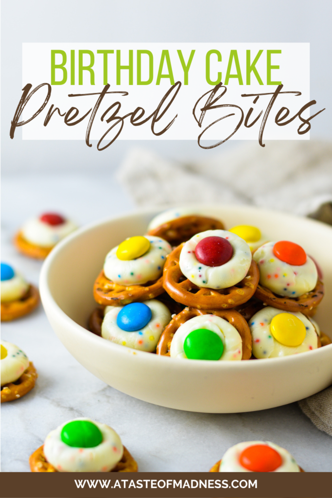 Birthday Cake Pretzel Bites