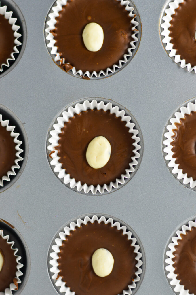 Yogurt Covered Raisin Nutella Cups