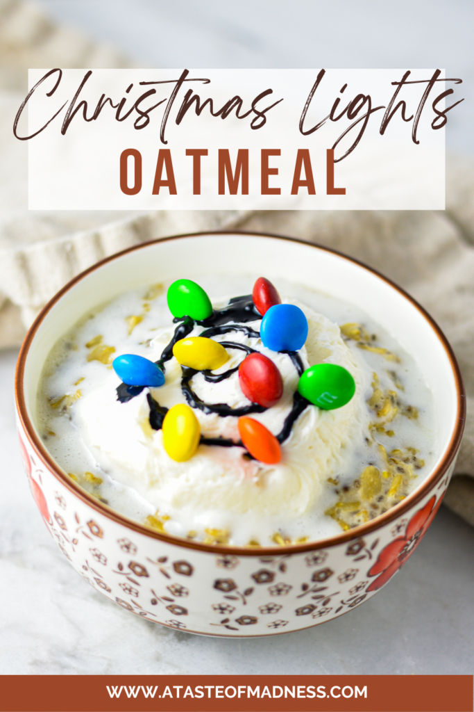 Christmas Lights Oatmeal