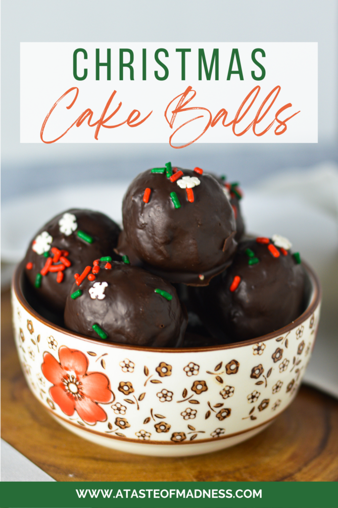 Easy Christmas Cake Balls